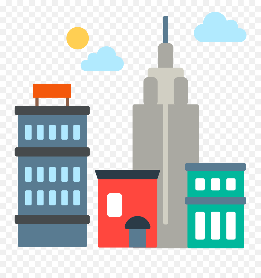 Capital City Emojis - Skyscraper Emoji,Toxic Emoji