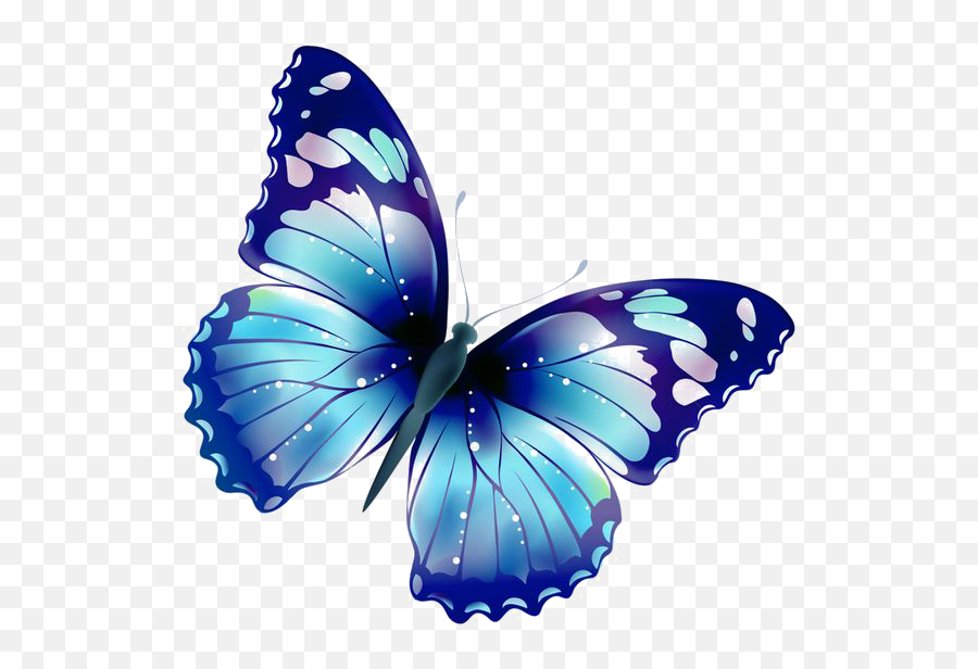 Butterfly Clip Art - Blue Butterfly Png Download 564535 Emoji,Blue Butterfly Emoji