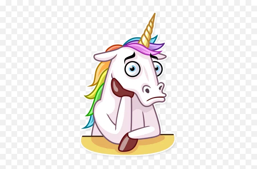 Unicorn Whatsapp Stickers - Stickers Cloud Unicorn Emoji,Unicorn Emoji Sticker