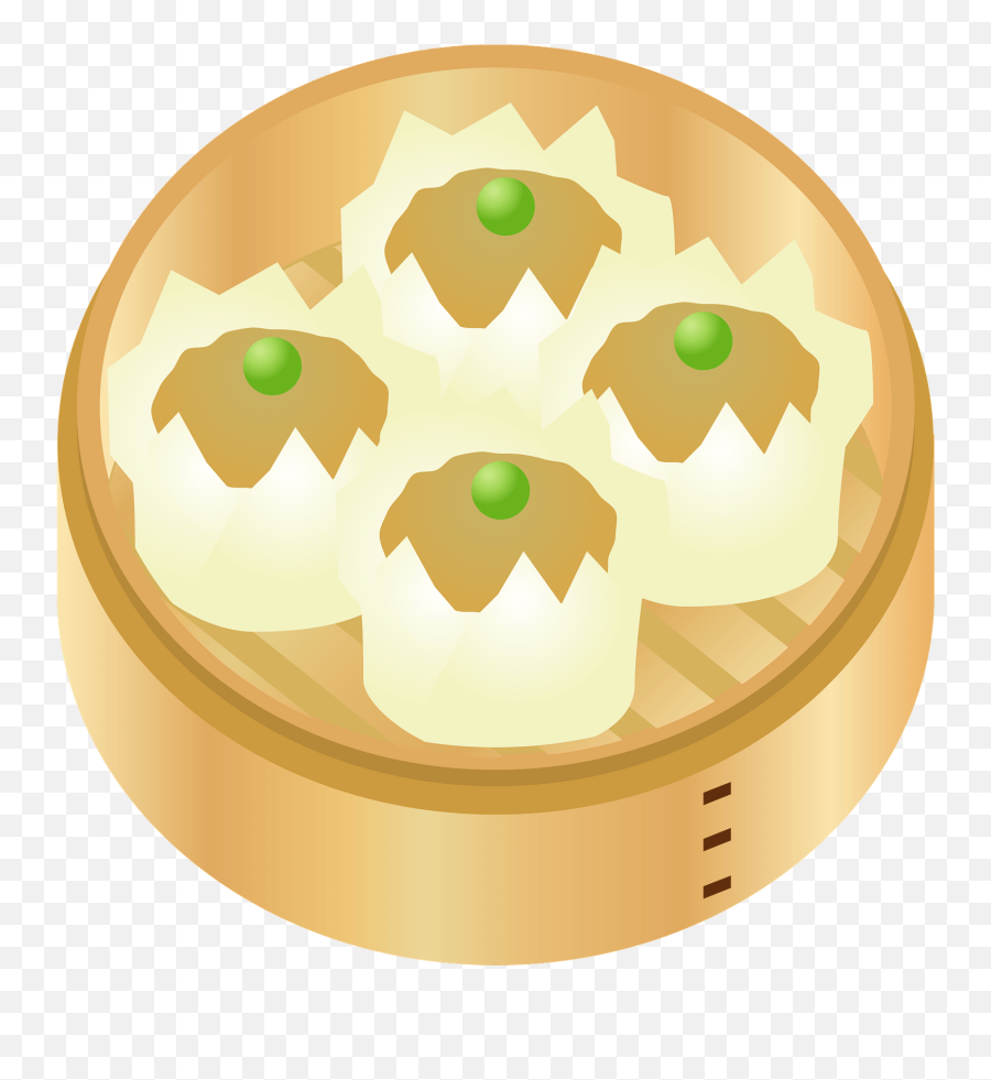 Shumai Chinese Dumpling Clipart Emoji,Dumpling Emoji