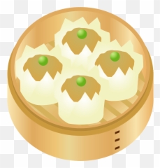 Shumai Chinese Dumpling Clipart Emoji,Dumpling Emoji