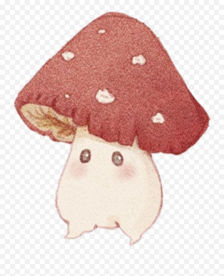 Mushroom Cottagecore Sticker - Cute Mushroom Art Emoji,Mushroom Emoji