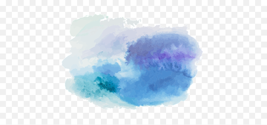 Watercolor Illustrations - Acuarela Azul Agua Png Emoji,Abstract Emotion Painting