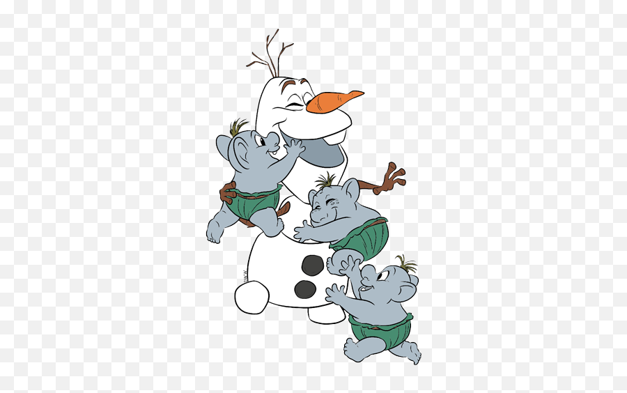 Frozen Clip Art Disney Galore Weselton Trolls - Olaf And Olaf And Baby Trolls Emoji,Olaf Emoji