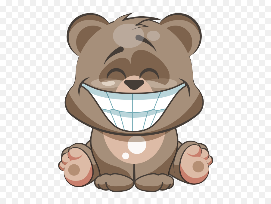 Emoji Clipart Bear Emoji Bear - Bear Emoji,Bear Emoticon
