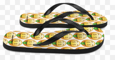 Money Mouth Flip Emoji,Flip Flop Emoji Iphone