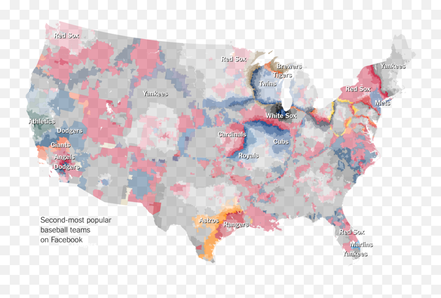 Is Local Sports Fan Loyalty Dying - Dvd Talk Forum Most Popular Baseball Teams On A Map Emoji,Emoticon Use And Popularity And Nyt