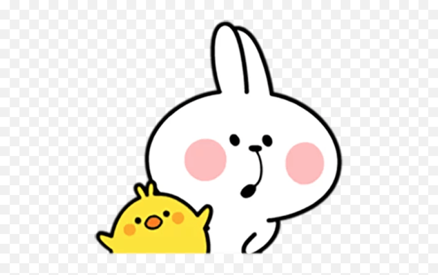 Sticker Maker - Stiker Gif Spoiled Rabbit Emoji,Hangouts Bunny Emoticons