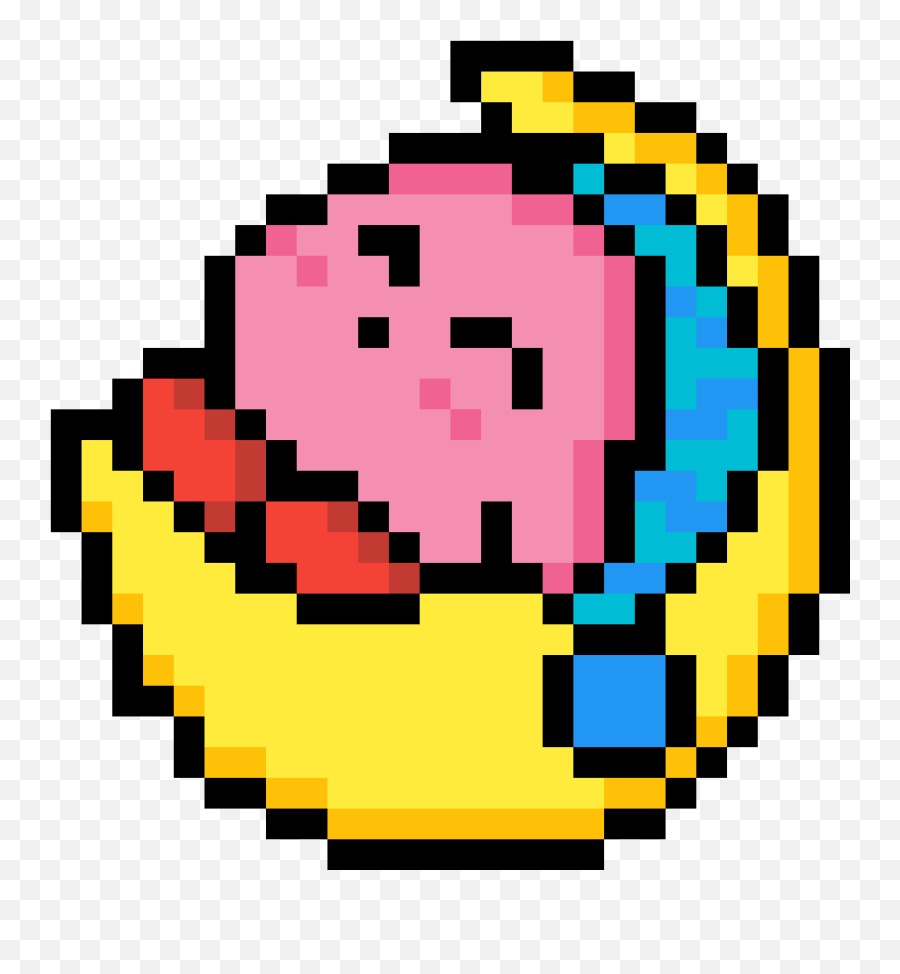 Pixilart - Sleeping Kirby By Sunnypusheen Kirby Perler Beads Emoji,Sleeping Facebook Emoticon