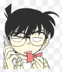 Detectiveconan Whatsapp Stickers - Stickers Cloud Detective Conan Sticker Sinichi Emoji,Conan Emojis Sketch