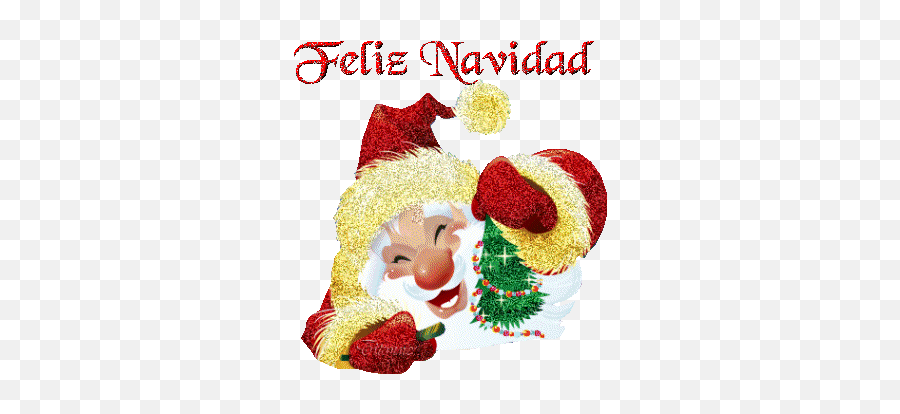 Tarjetas De Feliz Navidad Con Santa - Imágenes Para Whatsapp Fictional Character Emoji,Whatsapp Emoticons Navideños