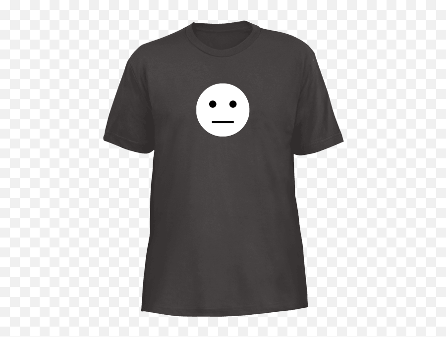 Meh Face Shirt - Happy Emoji,Upload Winking Emoticon On Facebook