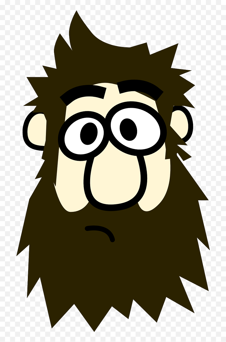 0 Ideas About Beard Clipart On Christmas Images 2 - Clipartix Cartoon With A Beard Emoji,Goatee Emoji