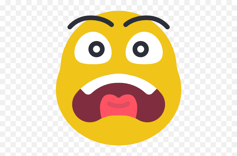 Assustado - Ícones De Smileys Grátis Icono Asustado Emoji,Emoticons Do Whatsapp De Assustado