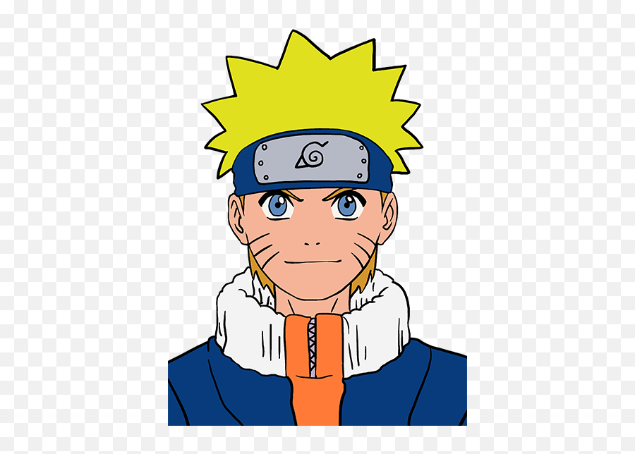 Anime Drawings Easy Naruto - Easy Anime Naruto Drawing Emoji,Emotions Cartoon Easy To Draw