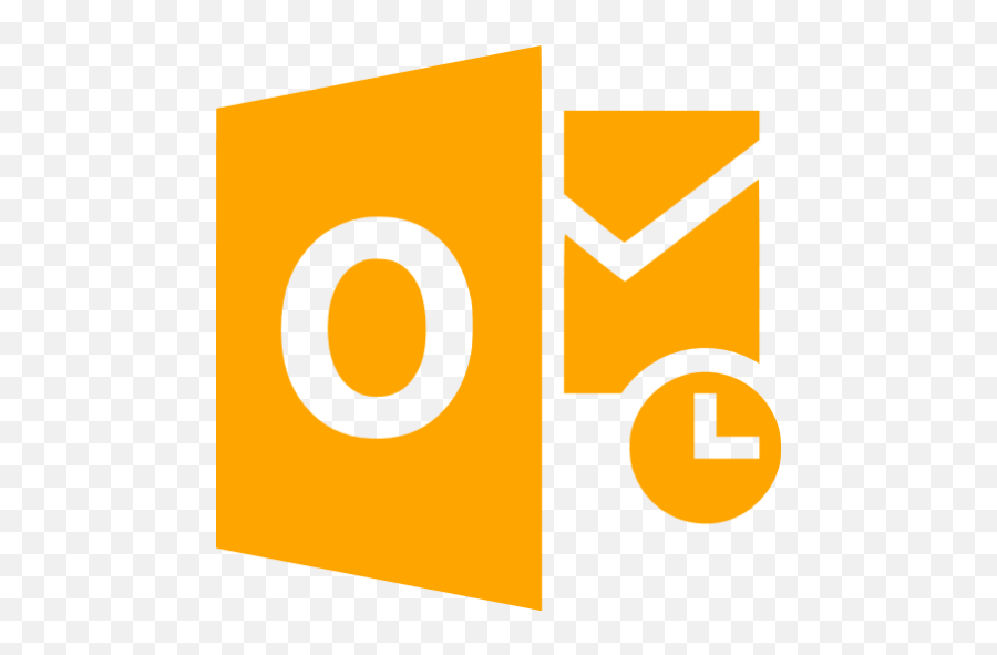 Orange Outlook Icon - Microsoft Outlook Emoji,Emoticon Christmas Tree For Outlook