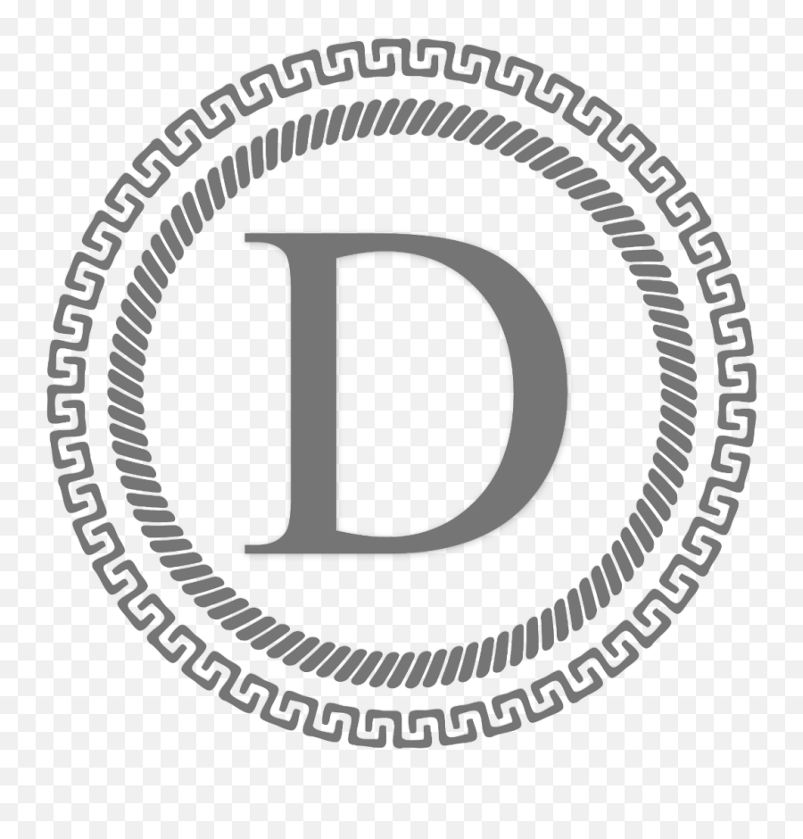 Denarius Cryptocurrency Marketing Images Pdf Svg Jpg Png - Greek Key Round Frame Emoji,What Emojis Are Grey On Discord