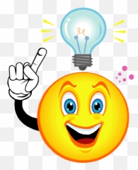 January 2012 Forthright Fellowship Room - Thinking Emoji With Light Bulb,Larry Emoticon