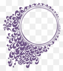 Wedding Scroll Png Svg Clip Art For Web - Download Clip Art Circle Frame Hd Png Emoji,Wedding Emoji Outline