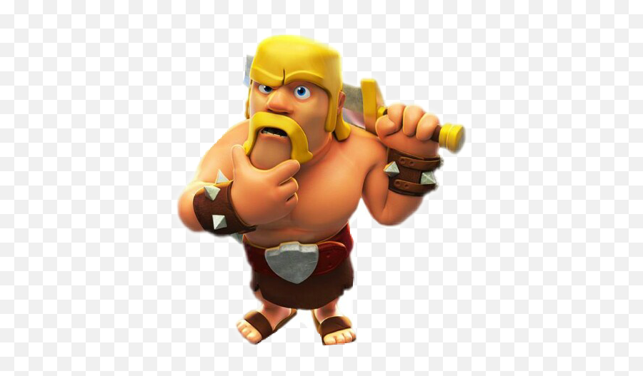 Clans Sticker - Clash Of Clans Barbarian Png Emoji,Clash Of Clans Emojis Transparent Png