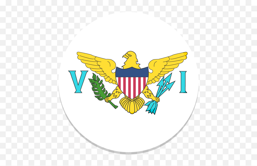 United States Virgin Islands Flag Flags Free Icon Of - Virgin Islands Emoji,Flag Of Usa Emoticon For Facebook