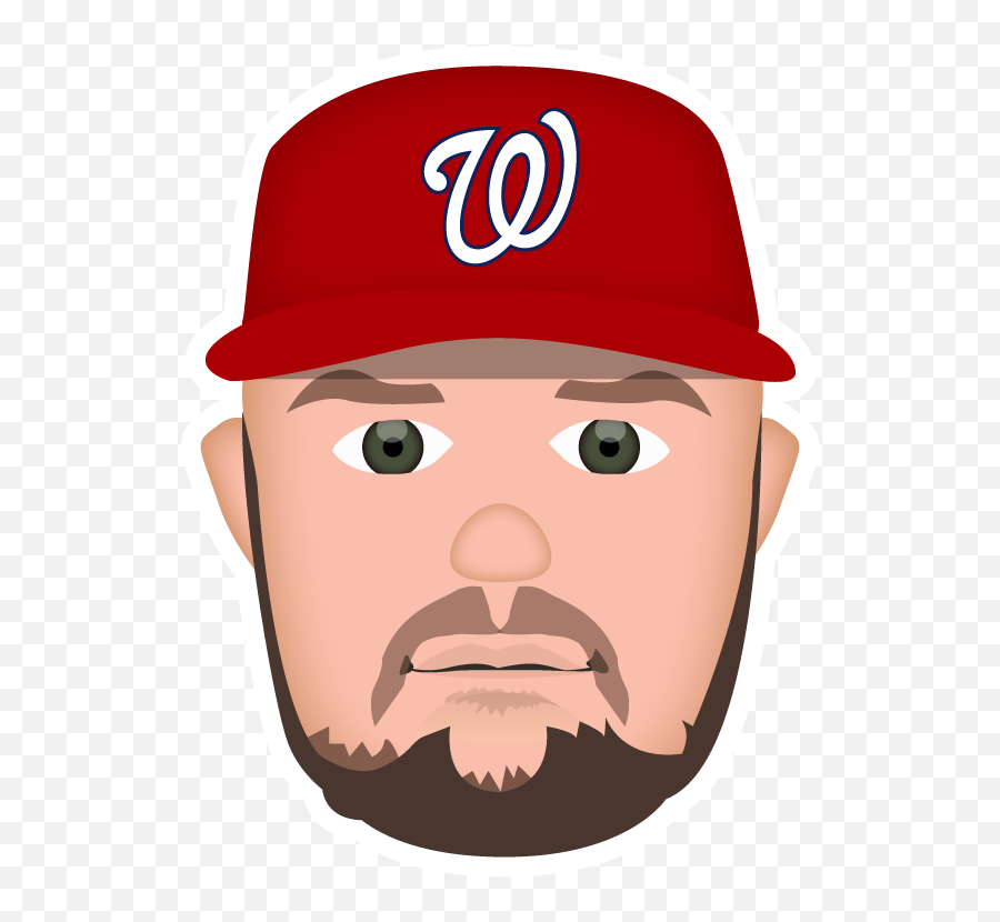 Nationals Emojis Fans Washington Nationals - Washington Nationals,Beard Emoji