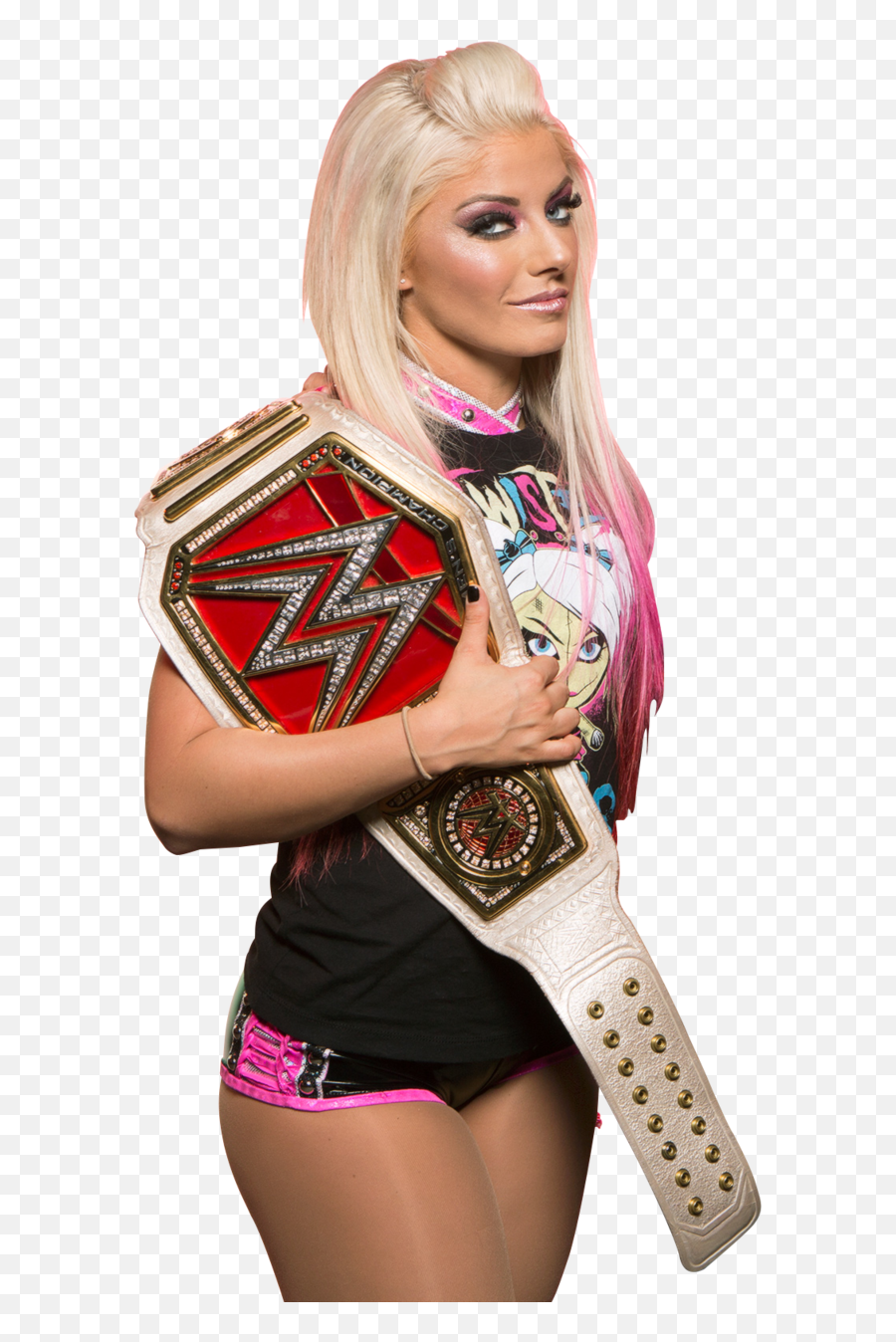 Pin On Pro Wrestling - Alexa Bliss Championne Raw Emoji,Sasha Banks Vs Bayley Vs Charlotte Vs Becky Lynch Nxt Emojis