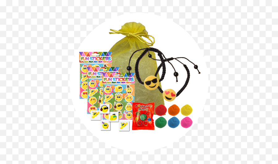 Emoji Smiles Party Bag - Boys Party Bags Special Additions Dot,Male Emoji