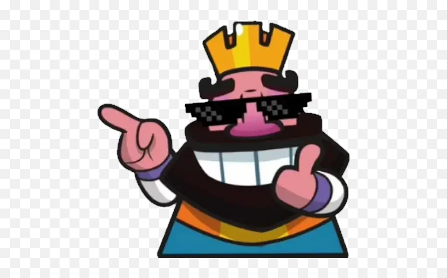 Clash Royale Whatsapp Stickers - Stickers Cloud Emoji Clash Royale Png,Clash Royale Emoticons Meaning