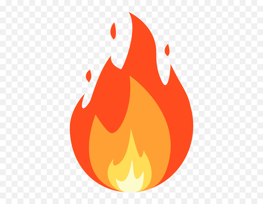 Covid Vaccine Chorea - Fire Emoji Sticker Png,Trial By Fire Emoticon Text