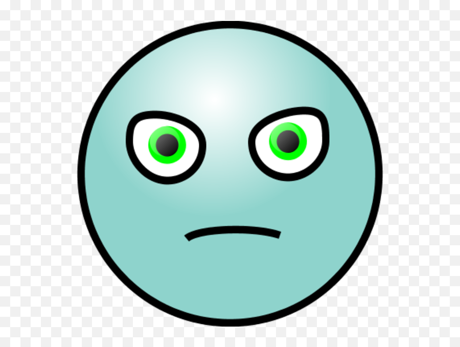 Angry Face Clip Art N32 Free Image - Dot Emoji,Evil Face Emoticon
