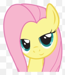 Friendship Is Magic - My Little Pony Fluttershy Face Emoji,Emotions Devianart Meme