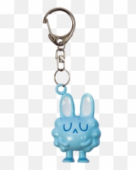 Organauts Tinies 3 - Pack Series 1 Bling Bags Keychain Solid Emoji,Miser Emoticon
