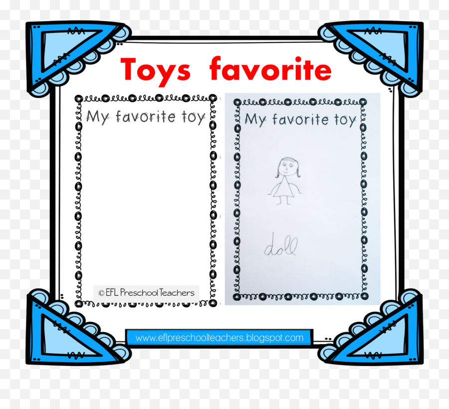 Esl Toys Thematic Unit My Favorite - Kids My Favorite Toy Worksheet Emoji,What's My Emoji Worksheet In Spanish