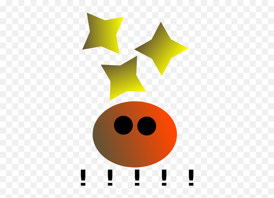 Happy Face With Stars Vector Drawing Free Svg Emoji,Happy Emoticon Vector