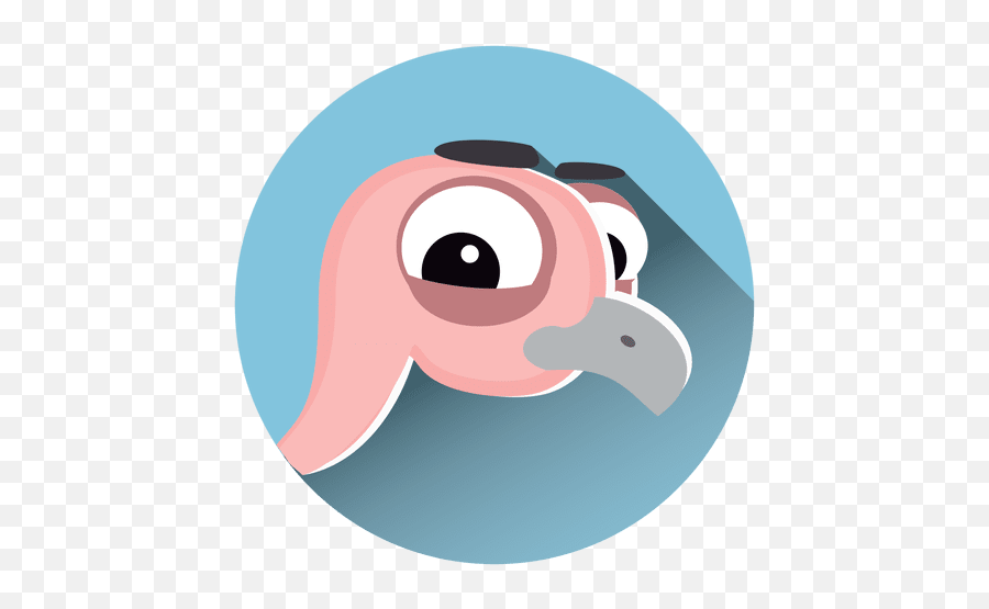 Ostrich Cartoon Circle Icon - Cartoon Ostrich Transparent Emoji,Ostrich Emoji