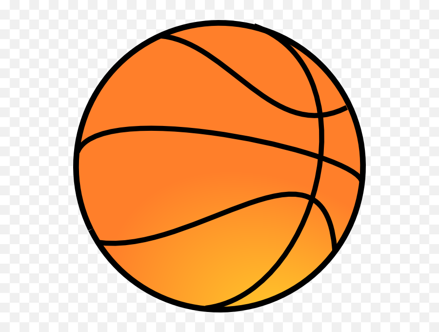 Ball Clip Art At Clker - Cartoon Basketball Ball Png Basketball Clip Art Emoji,Basket Ball Emoji