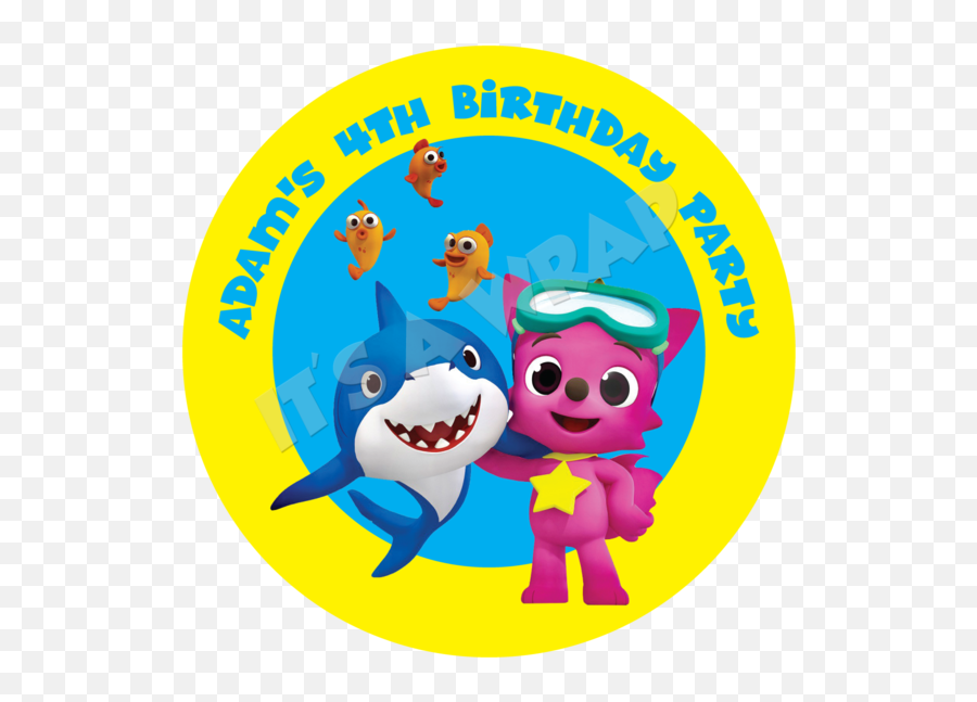 Party Box Stickers - Party Baby Shark Png Emoji,Emoji Party In A Box