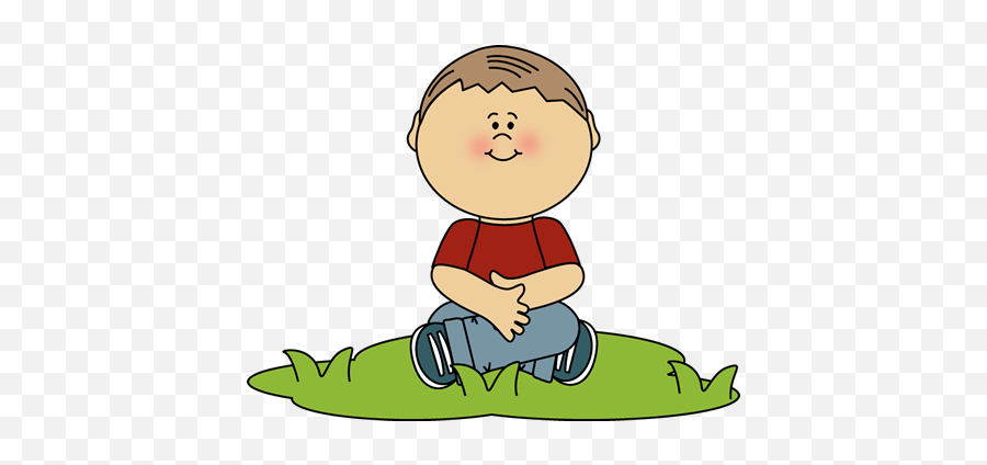 Boy Sitting In Grass Clip Art Dog Clip Art Clip Art Cute Emoji,Emoticon On Teter Totter