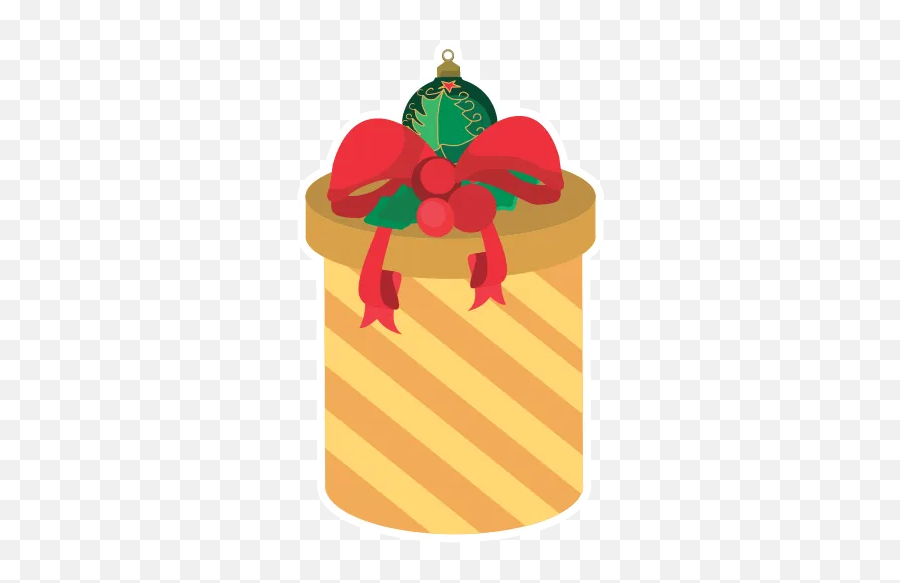 Christmas Gift By Marcos Roy - Sticker Maker For Whatsapp Emoji,Christmas Present Emoji