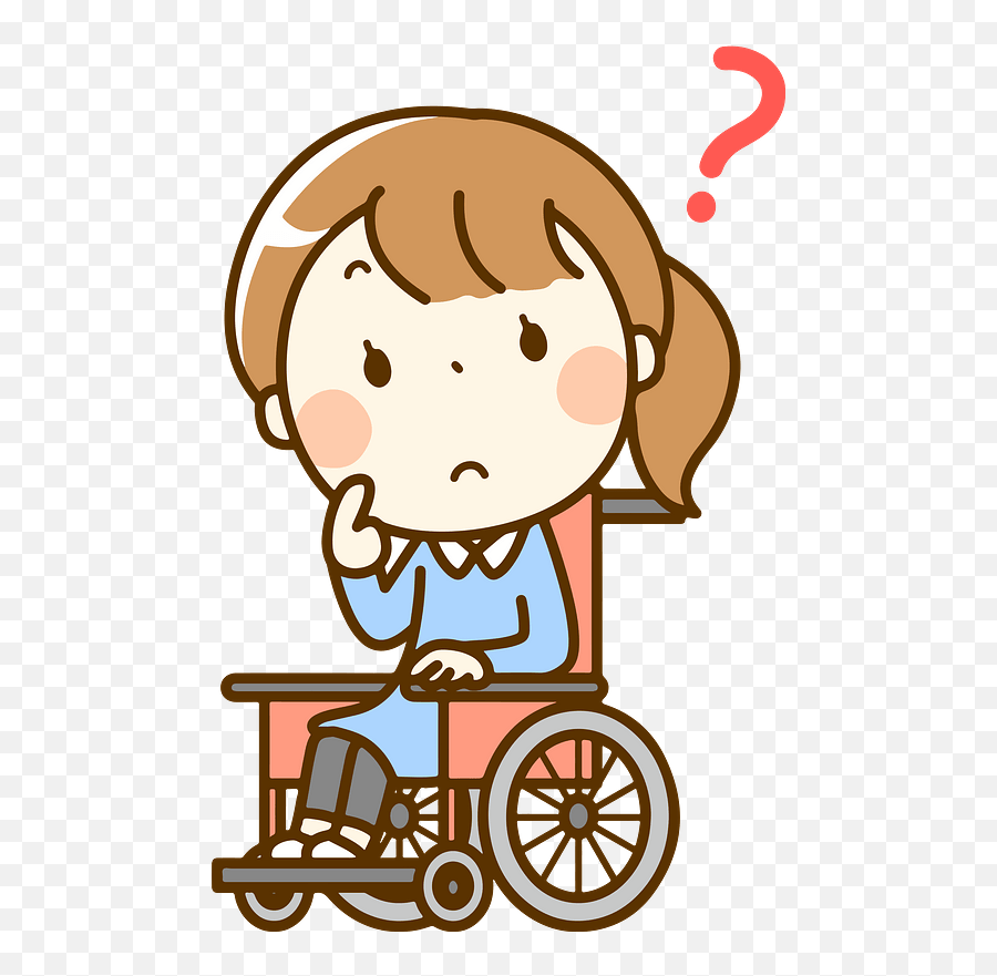 Wheelchair Girl Woman Clipart - Grandma In Wheelchair Emoji,Wheelchair Emojio