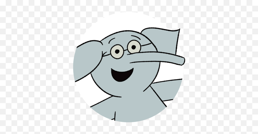 Elephant Gerald U2013 Pigeon Presents - Gerald Mo Willems Clipart Emoji,Laughing Emoji Coloring Page