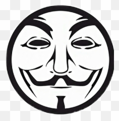 Blackface Sticker - Logo Of Anonymous Hacker Emoji,Blackface Emoji