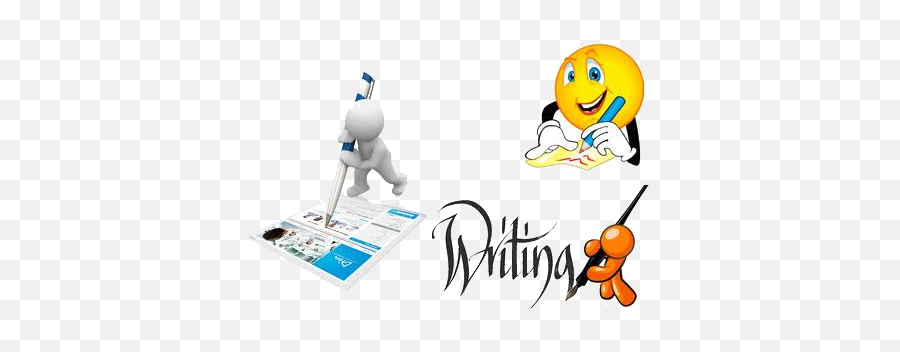 Content Writing - Happy Emoji,Writing Emoticon