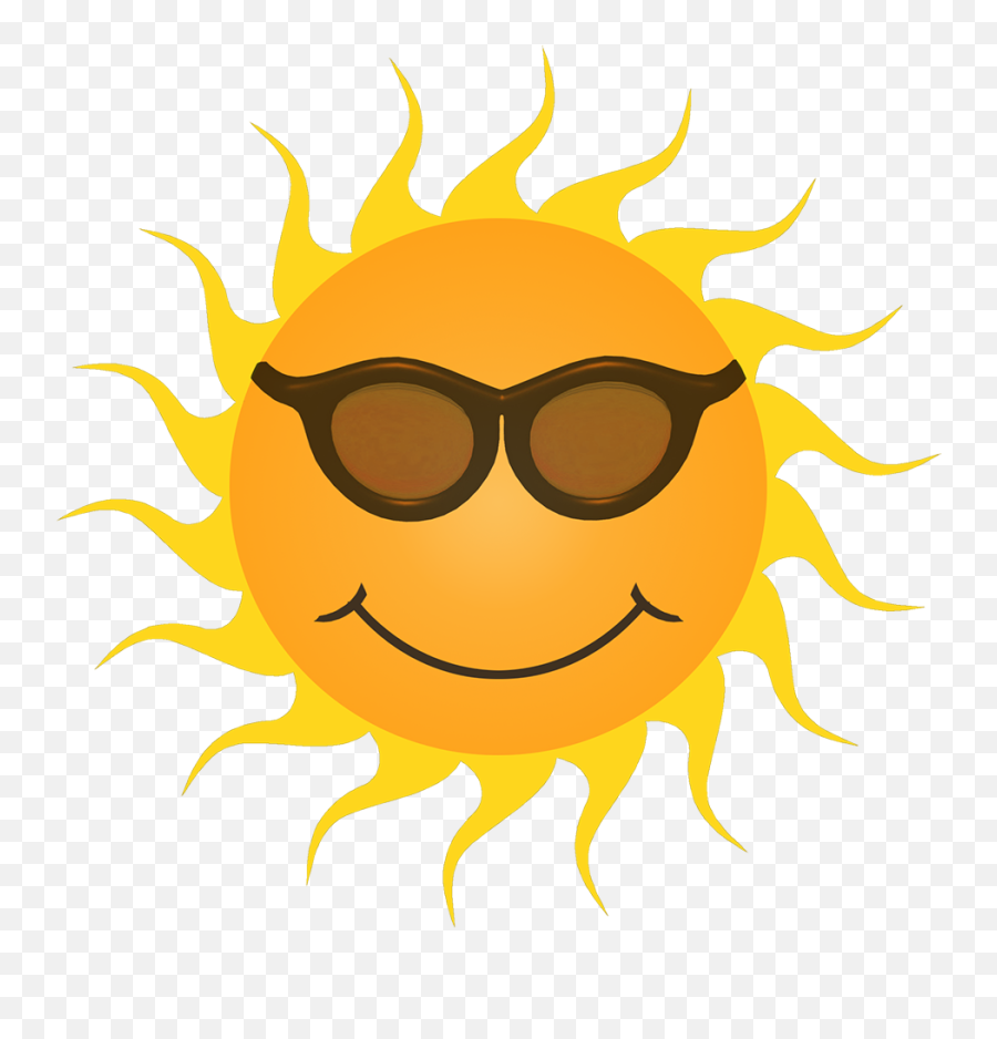 Sun Clipart - Summer Png Emoji,Emoticon Soleil