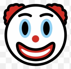 Clown Face Emoji - Clown Face,Weird Emojis