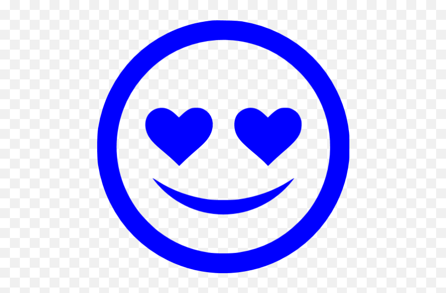 Blue In Love Icon - Free Blue Emoticon Icons Love Pink Icon Png Emoji,Love Shower Emoticon