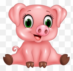 14 Pig Ideas Pig Cute Pigs Pig Cartoon - Clipart Cute Pig Emoji,Pig Kawaii Emoticon