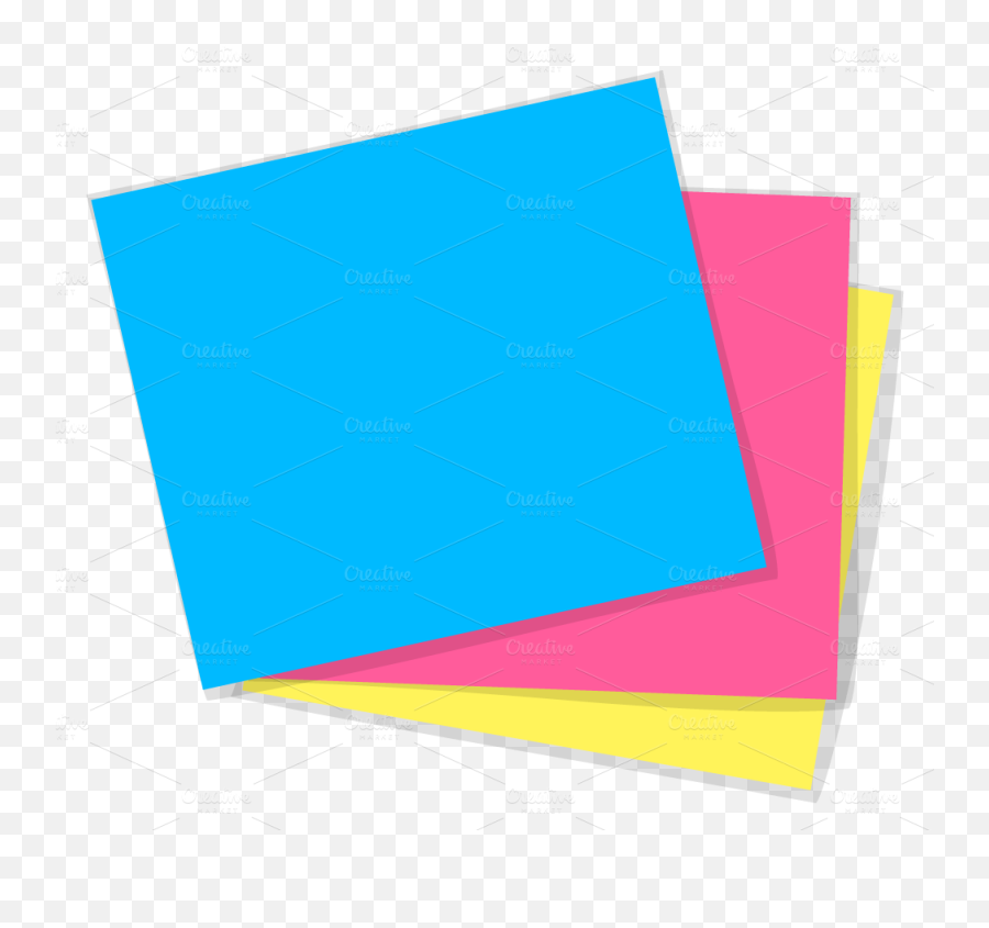Tracing Clipart Blue - Colorful Paper Transparent Background Emoji,What Is The Pic Of An Airplane And Pencil With Note Paper For Emoji