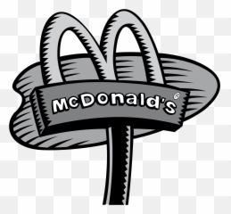 Mcdonalds Clipart Black And White - Clipart Of Mcdonalds Black And White Emoji,Mcdonalds Emoji